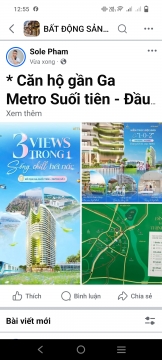 Đầu tư sinh lời - Căn hộ cao cấp gần Ga Metro Suối Tiên 